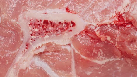 primer plano de pecho de pollo crudo