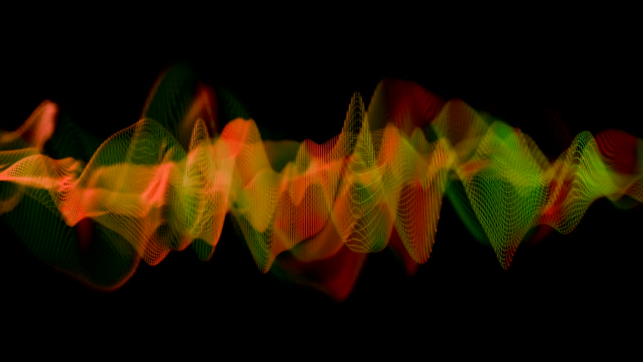 una red neural virtual abstracta.