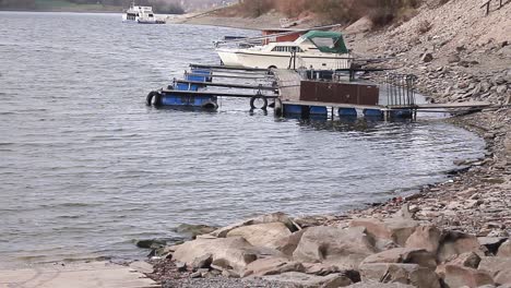 drinking-water-running-into-a-lake-not-polluted-stock-video-stock-footage