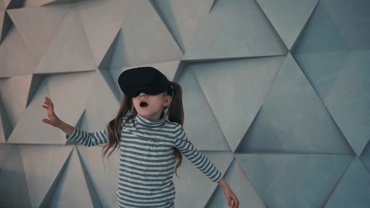 Child Using A Vr Headset