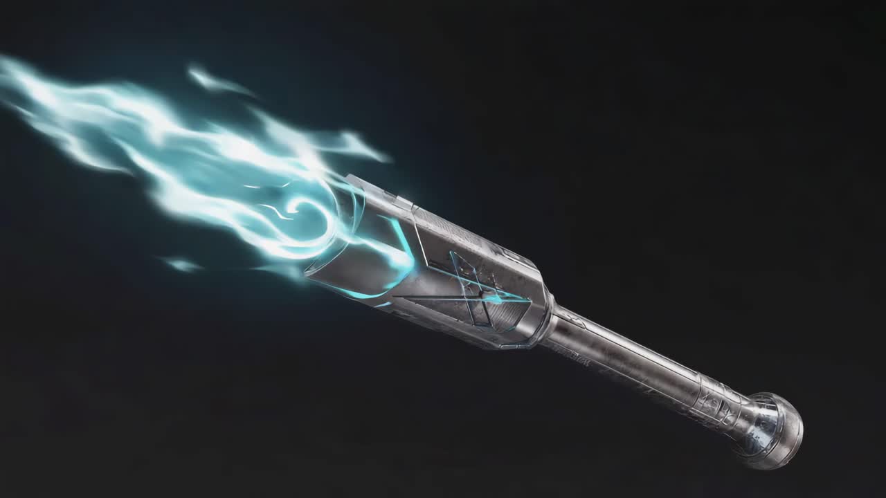 Une arme énergétique futuriste