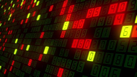 Abstract background with binary code