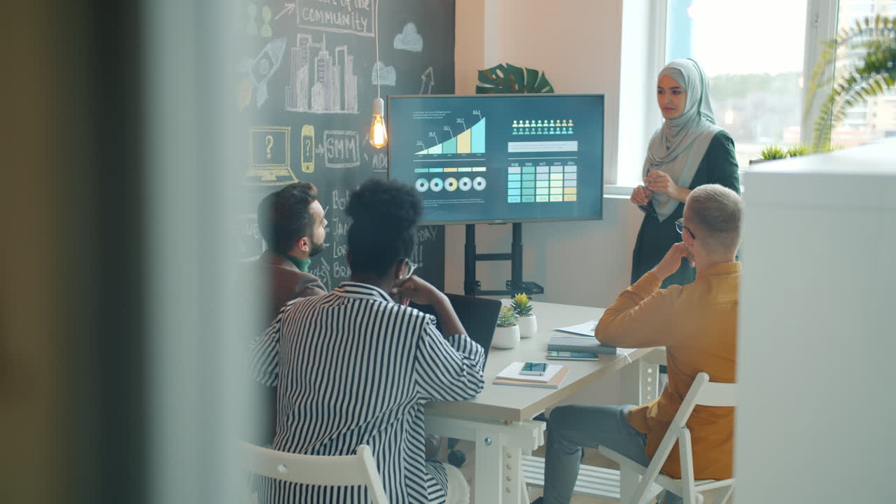 reunión de negocios en curso