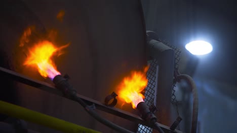 aplicación de la llama industrial