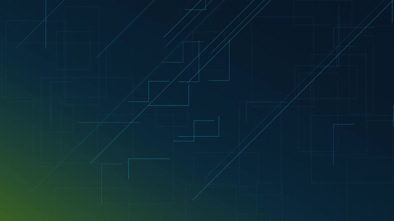 Abstract Digital Background with Moving Geometric Lines and Grid Patterns