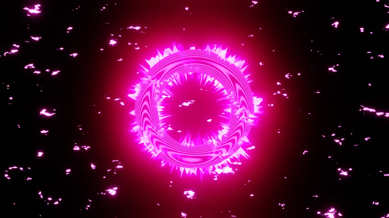 animación 3d en 4k: formas geométricas futuristas abstractas en el fondo