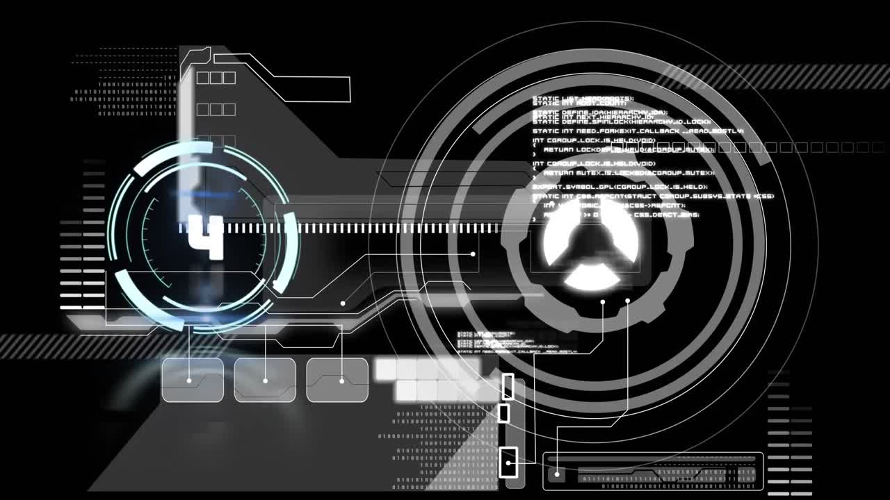 스 ⁇  스캐닝과 화면 데이터 처리와 함께 카운트다운의 애니메이션