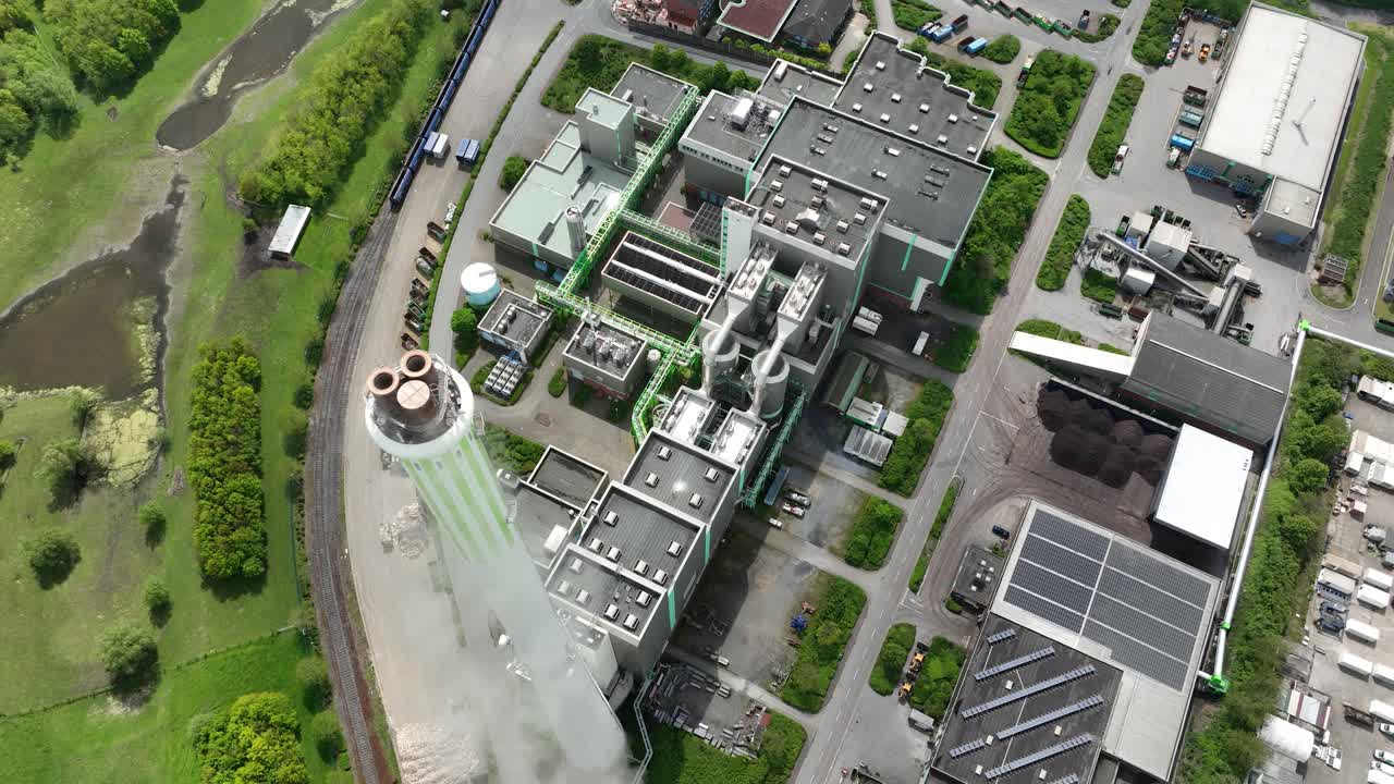 The Asdonkshof waste incineration plant in Kamp Lintfort