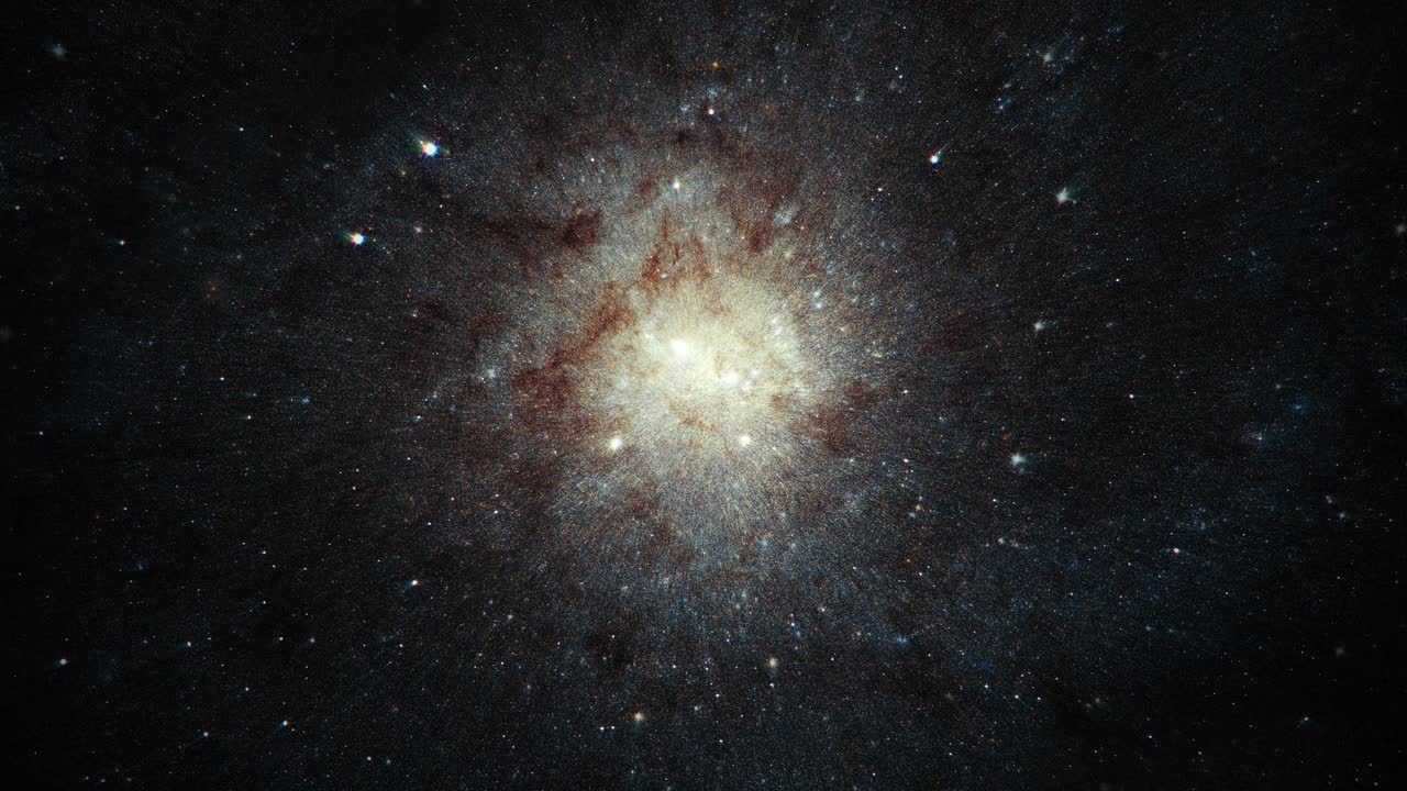 Space Flight outer space exploration travel to Nebula galaxy  Cloud. 4K 3D loop space exploration to he Small Magnificent starburst galaxy M82 . Furnished by NASA image