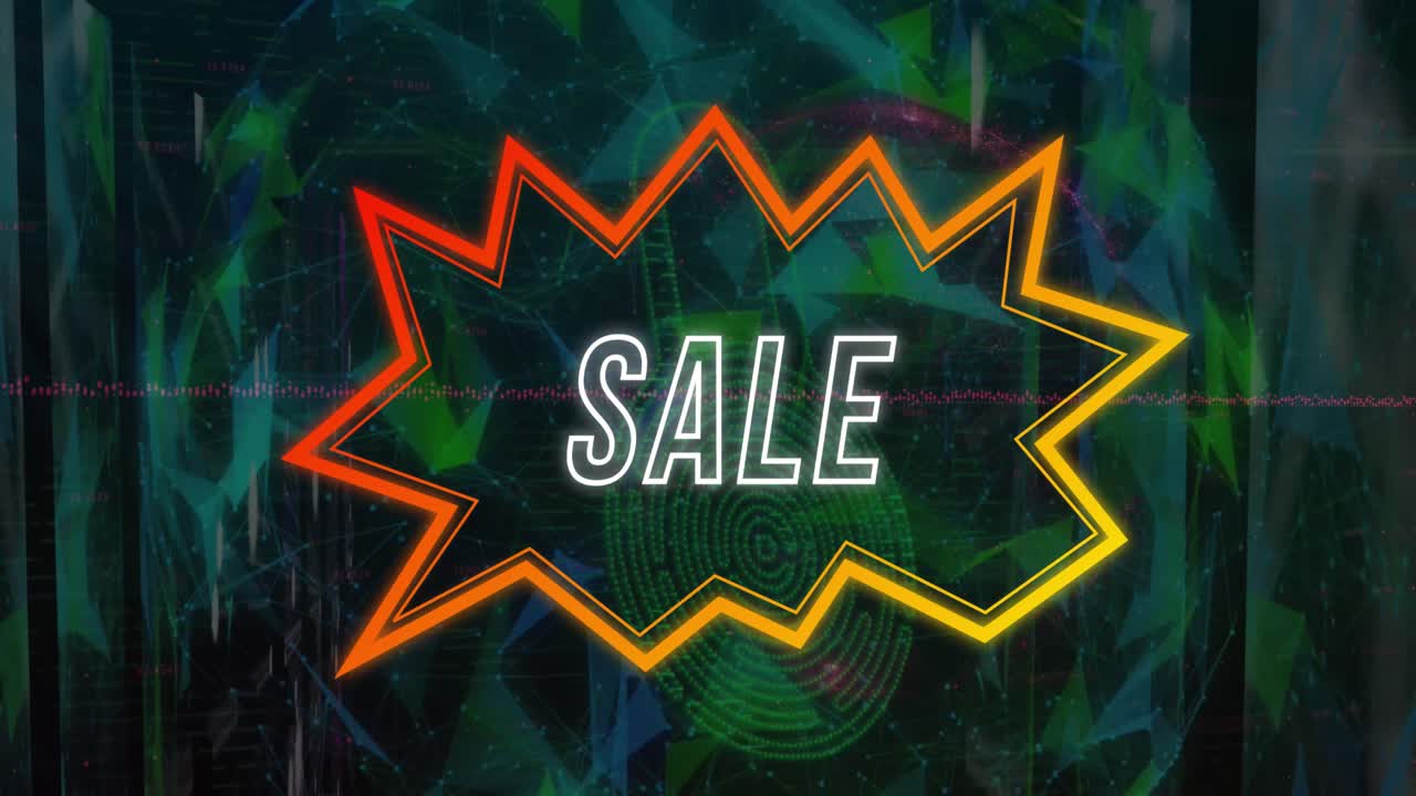 전 세계에 판매 텍스트의 애니메이션, 락에 지문과 추상적인 배경에 그래프