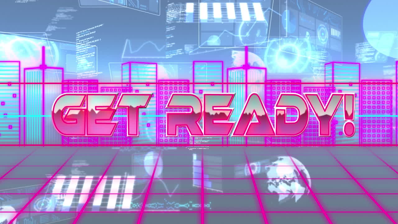 도시 풍경과 함께 디지털 공간에서 준비하는 애니메이션