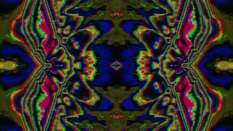 colorido geométrico ciencia ficción soñador fondo brillante. viejo concepto de televisión