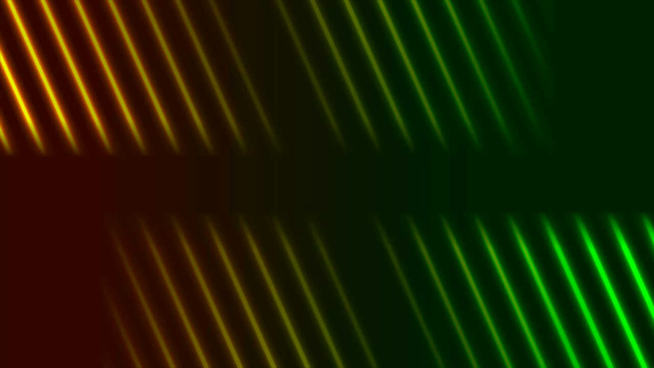 rayos láser de neón naranja verde animación de video
