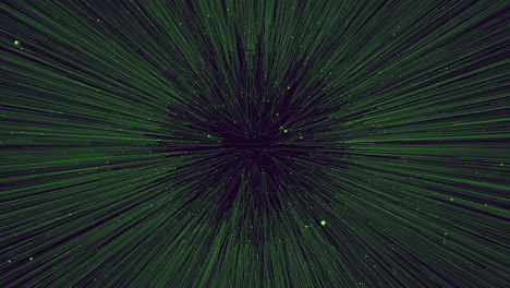 Futuristische-Neonkugel-Mit-Lichtstrahlen-Und-Glitzern-In-Einer-Dunklen-Galaxie