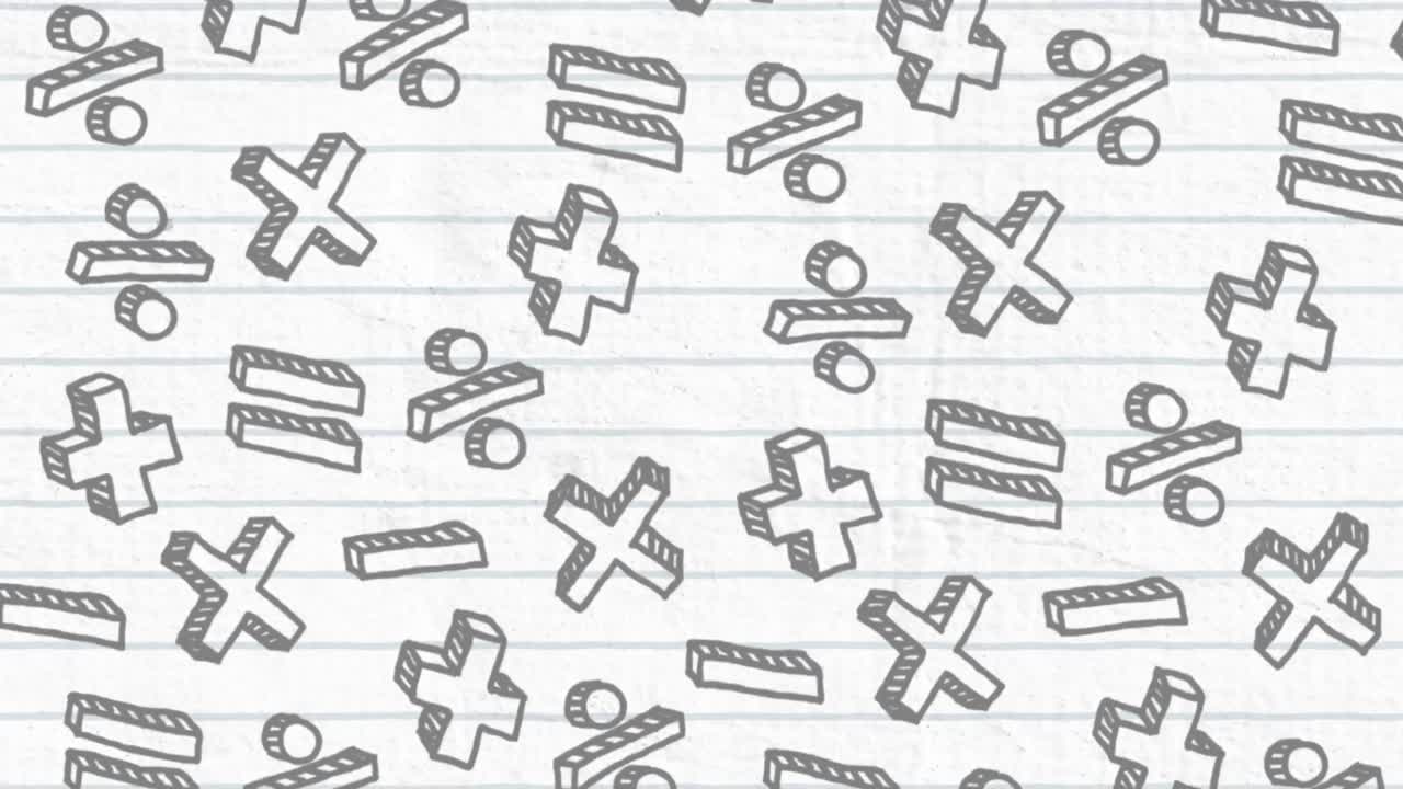 ⁇  라인 된 종이 에 있는 수학적 기호 에 대한 망원경 아이콘