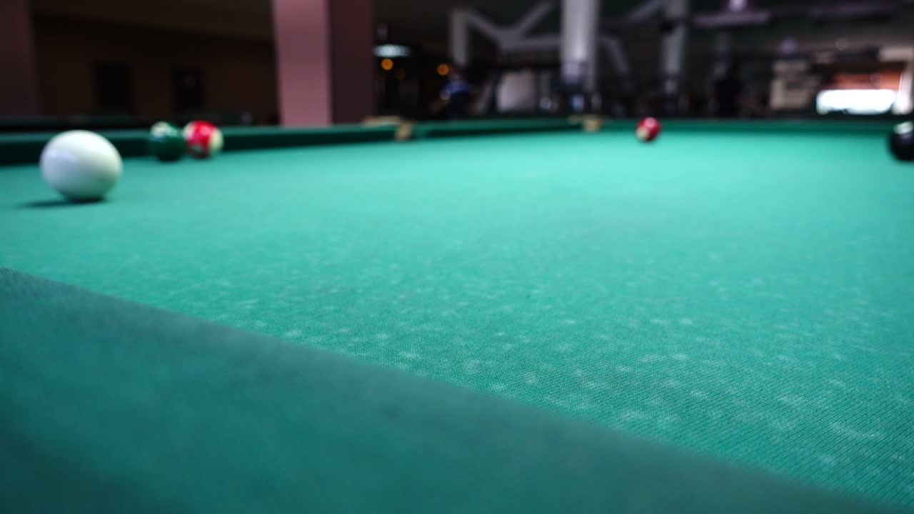 Game billiards. Process of a game