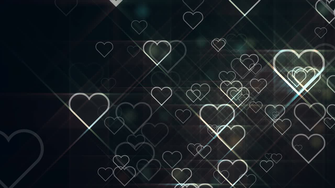 4k 플래시 라이트 심장 루프