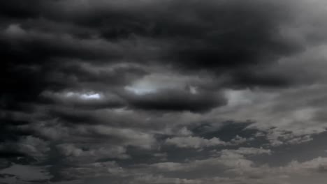 a view of dark clouds