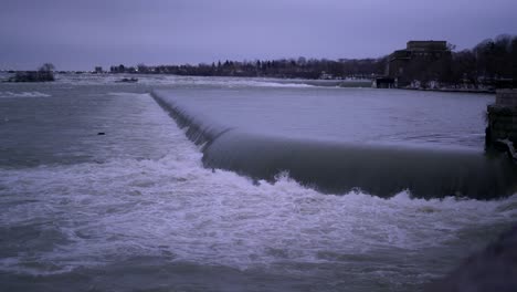 Niveles-De-Agua-De-La-Estación-Hidroeléctrica-De-Generación-De-Energía-De-Las-Cataratas-Del-Niágara-Que-Mantienen-El-Flujo