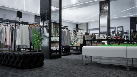 modern fashion retail store interior