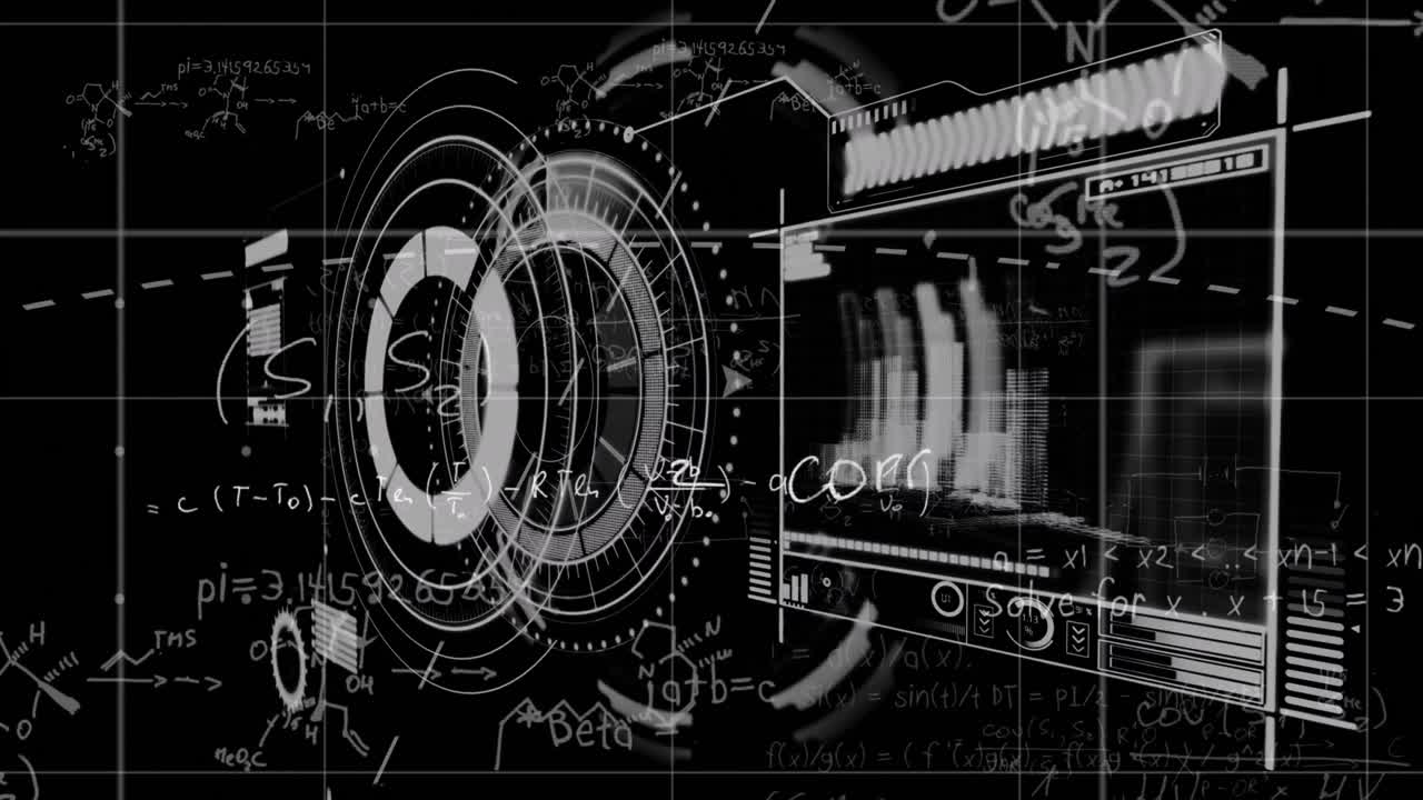 수학 방정식의 애니메이션과 데이터 처리