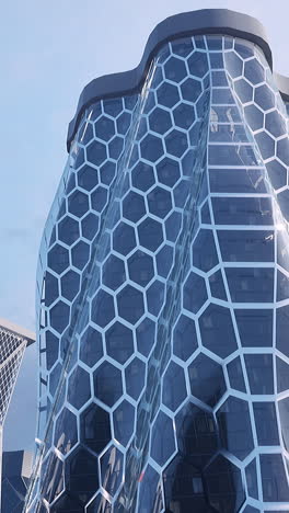 modern hexagon skyscraper architecture