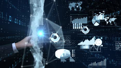 tecnología 5g y ai, concepto de red de comunicación global.