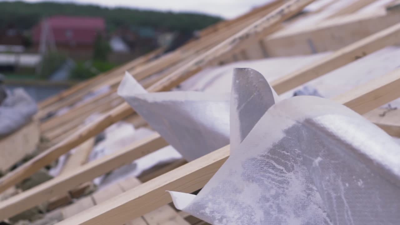 Roof Construction Work in Progress