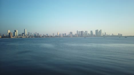 bandra worli sealink bridge and mahim bay
