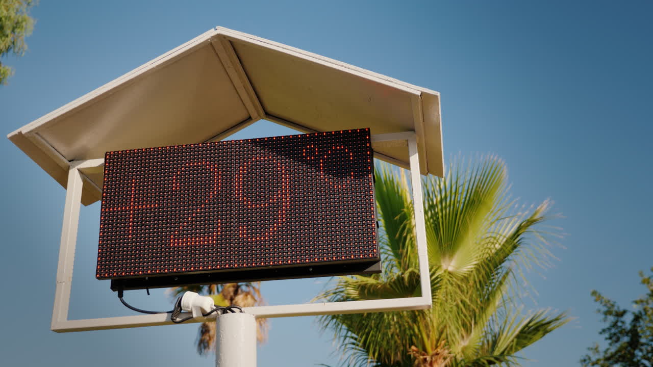 tabla de playa con lecturas de temperatura del aire descanso confortable