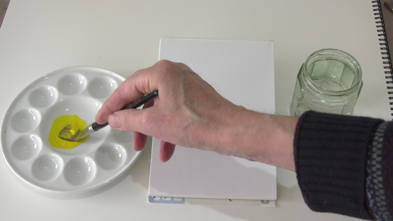 카드뮴 황색 혼합