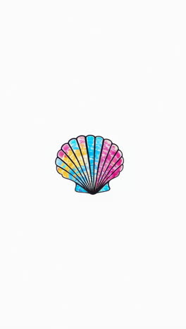 colorful seashell illustration