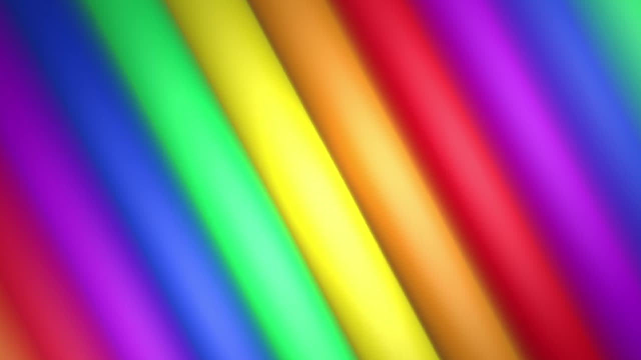 animación de rayas y colores del arco iris que se mueven en un bucle sin costuras