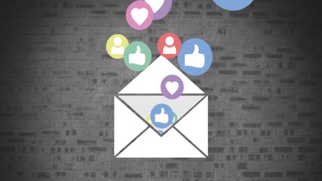 Envelope-containing-social-media-icons-4k