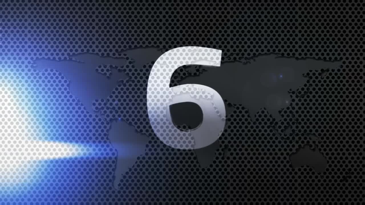 Animated countdown video