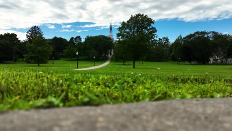 Grünflächen-Des-Middlebury-College-Für-Studenten