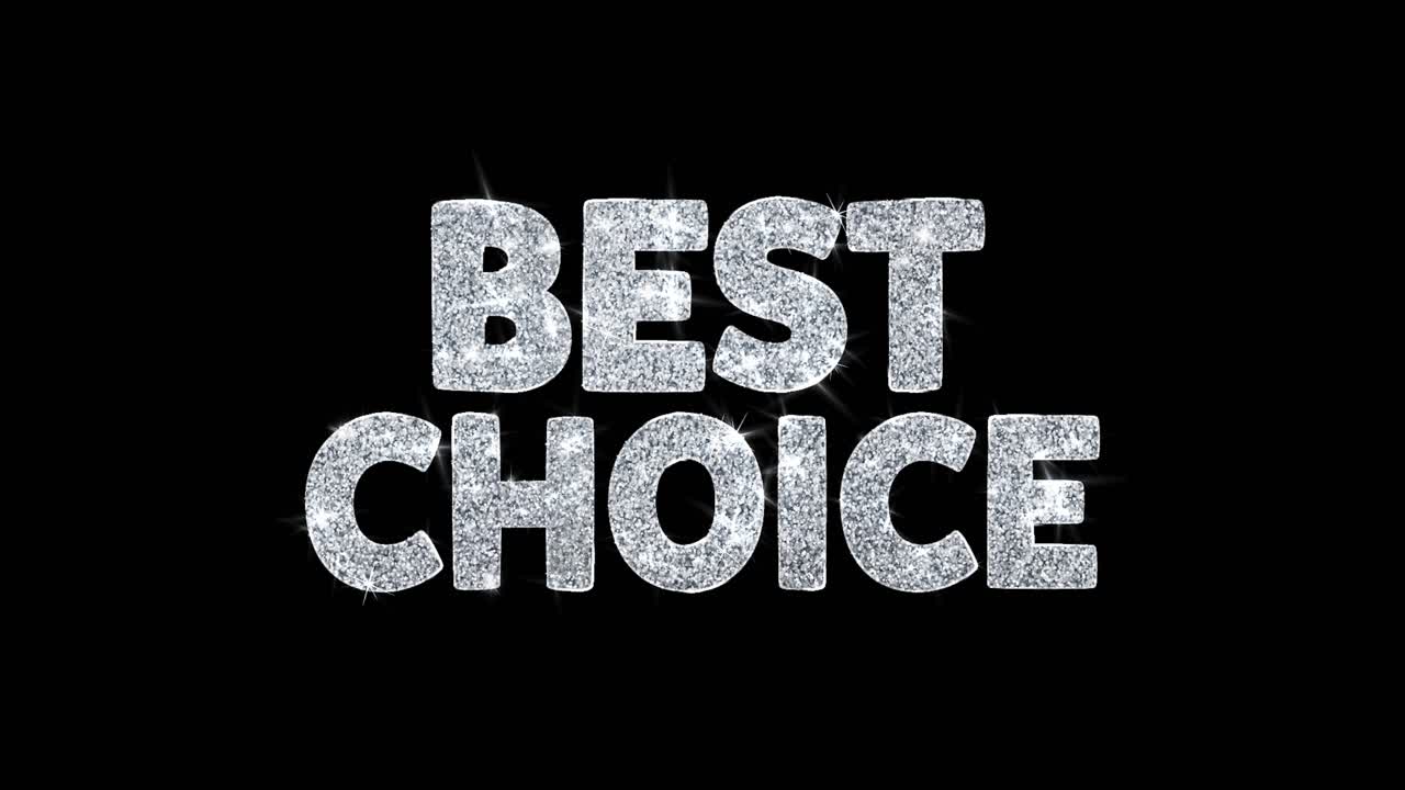 Best choice blinking text greetings card abstract blinking sparkle glitter particle looped