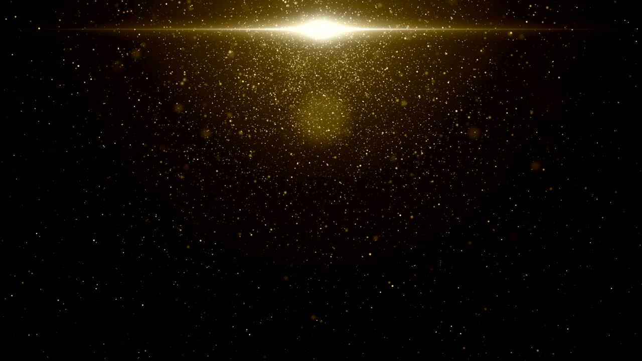 입자 금 반이는 보케상 먼지 추상적인 배경 루프