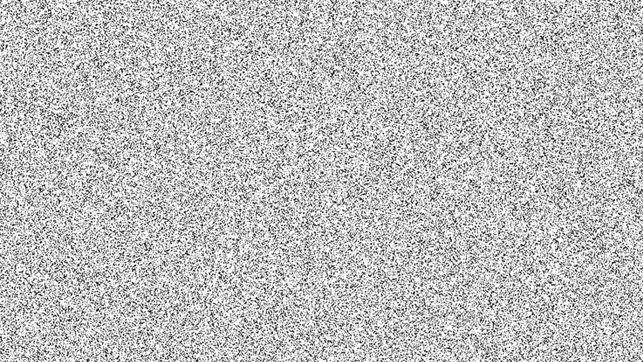 Noise on old tv screen, looping VHS interference. Universal vintage animated background, video footage. Seamless loop