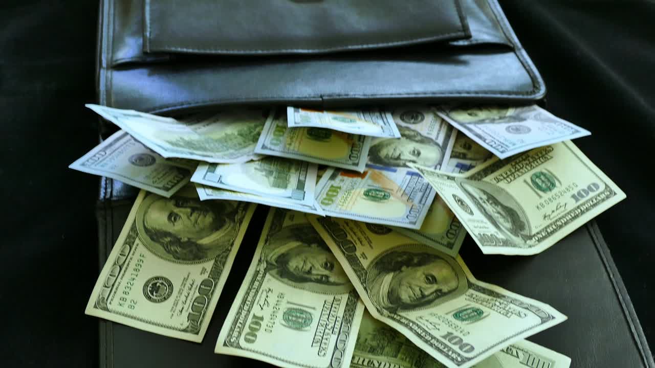 bolsas y muchos billetes de 100 dólares, puede no ser seguro proteger objetos de valor en una bolsa que,