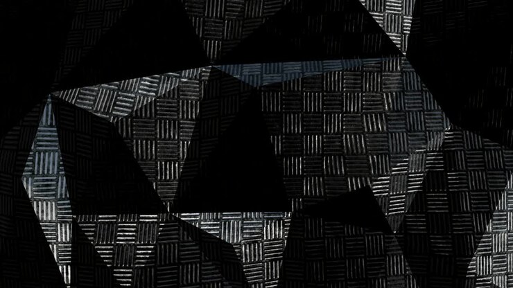 Sfondo animato geometrico con motivo metallico