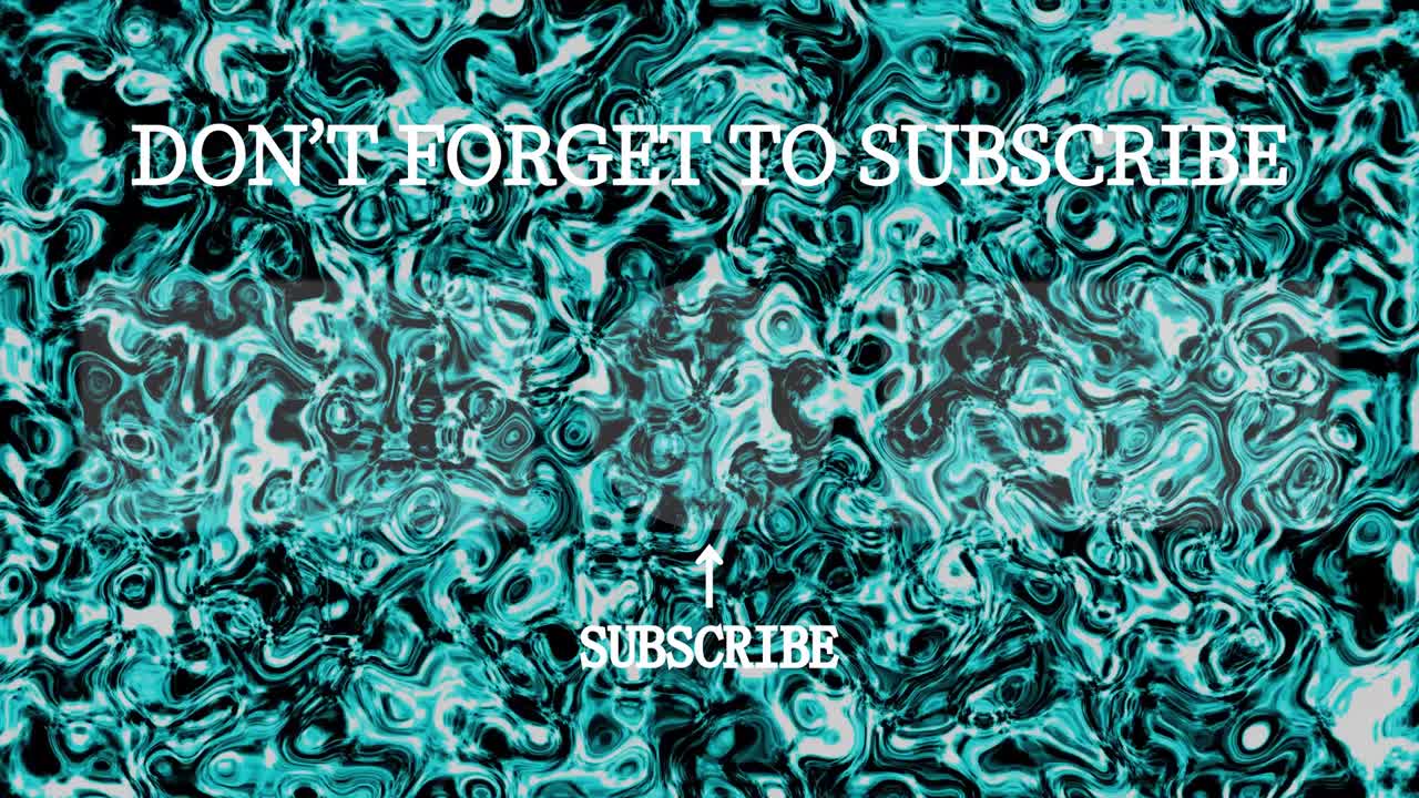 액체 금속 이동 엔드 카드 엔딩 스크린 모션 그래픽