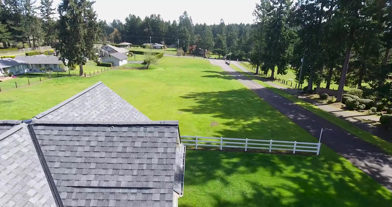 Aerial roofing services with drone