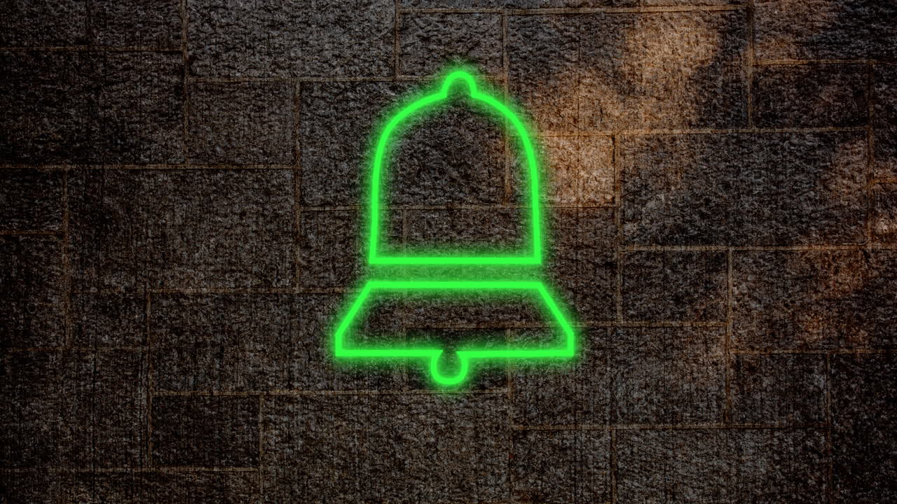 벽돌 벽에 네온 심장 표지판 4k