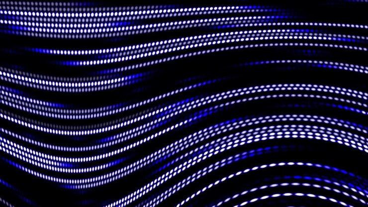 Dot animation Cyber line Motion graphics
