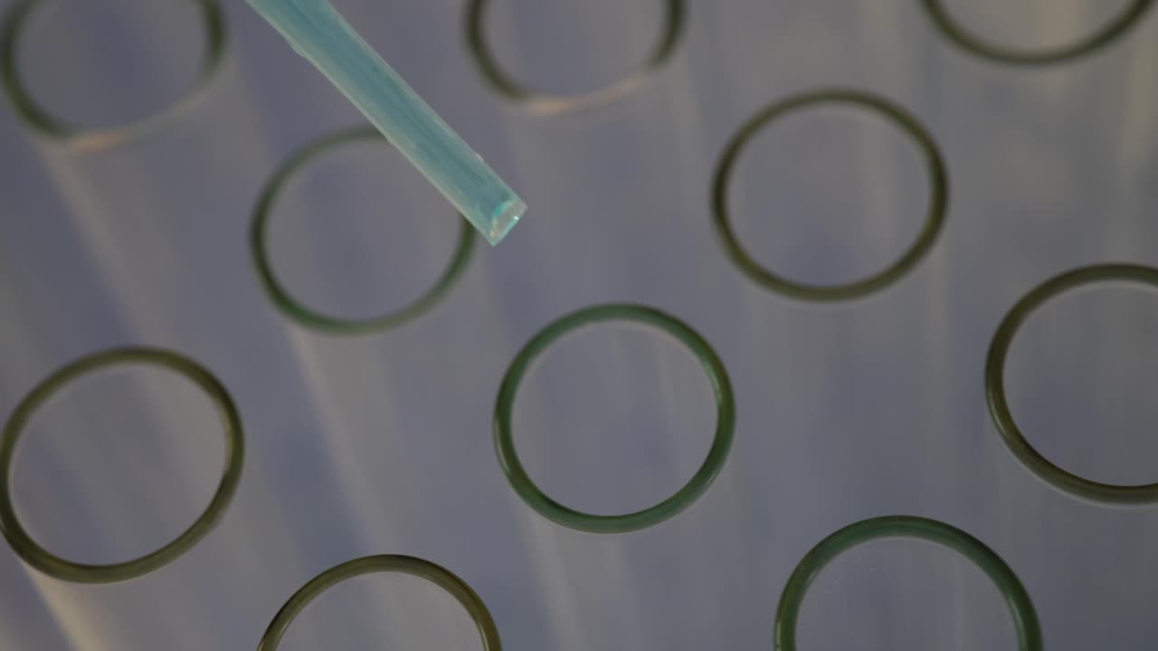 Close-up of test tubes