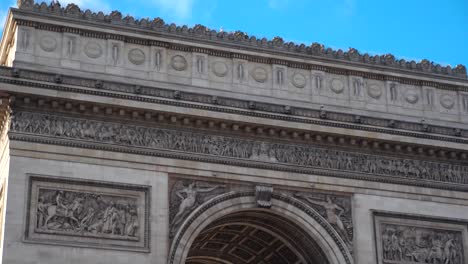 Arco-De-Triunfo-En-Paris,-Francia