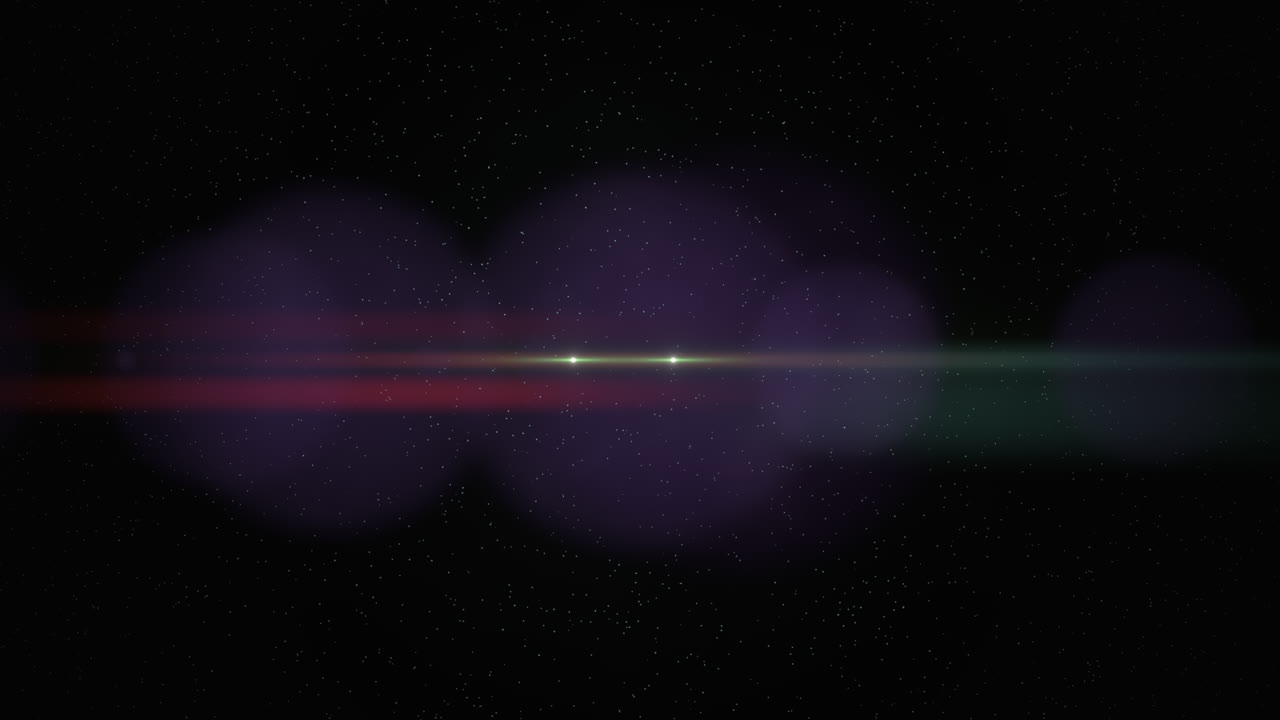 Violet Brilliance: Deep Space Stars &amp;amp;amp; Luminous Effects