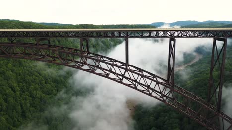 nuevo puente del desfiladero del río, virginia occidental, ee.uu.