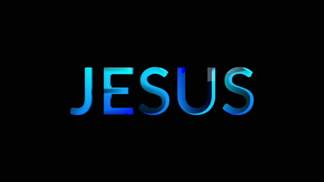 seamless loop text animation jesus twenty seconds